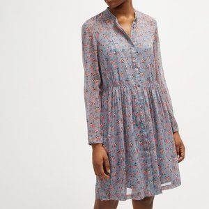 New French Connection Fifine Crinkle Shirt Dress